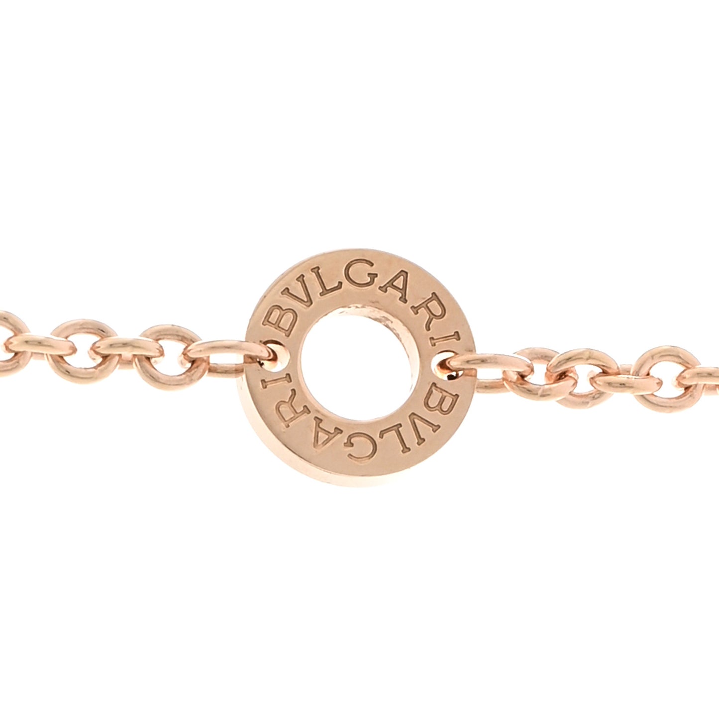 18K Rose Gold Black Ceramic B.Zero1 Pendant Necklace
