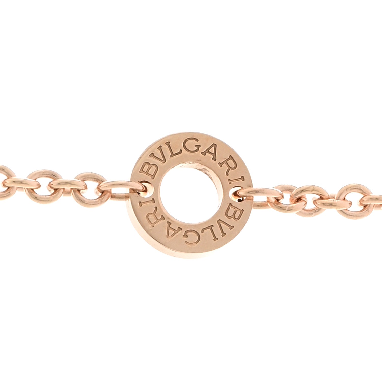 Bulgari 18K Rose Gold Black Ceramic B.Zero1 Pendant Necklace 4 of 6