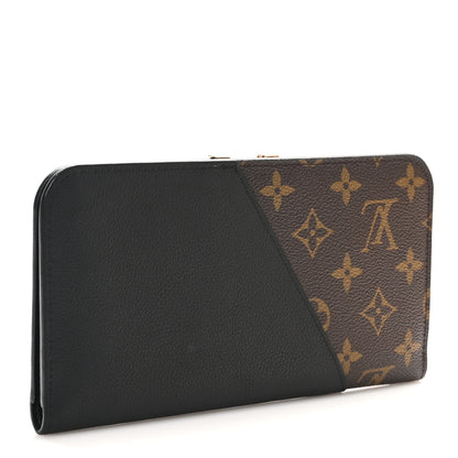 Louis Vuitton Monogram Calfskin Kimono Wallet Black 3 of 8