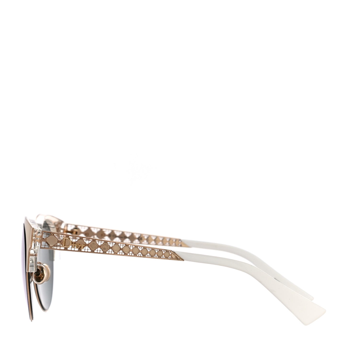 Metal DioramaClub Sunglasses White Gold