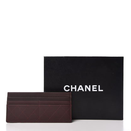 Chanel Calfskin Stitched Removable Insert Burgundy 8 of 8