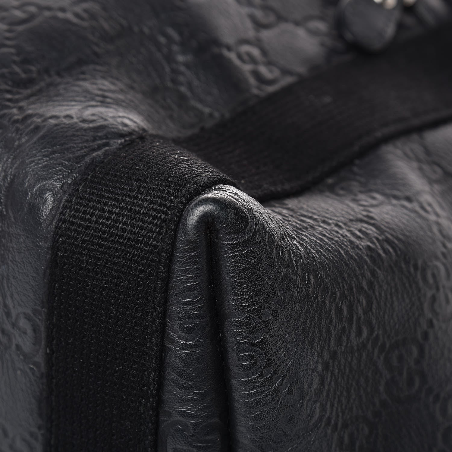 Gucci Guccissima Single Buckle Backpack Black 14 of 21