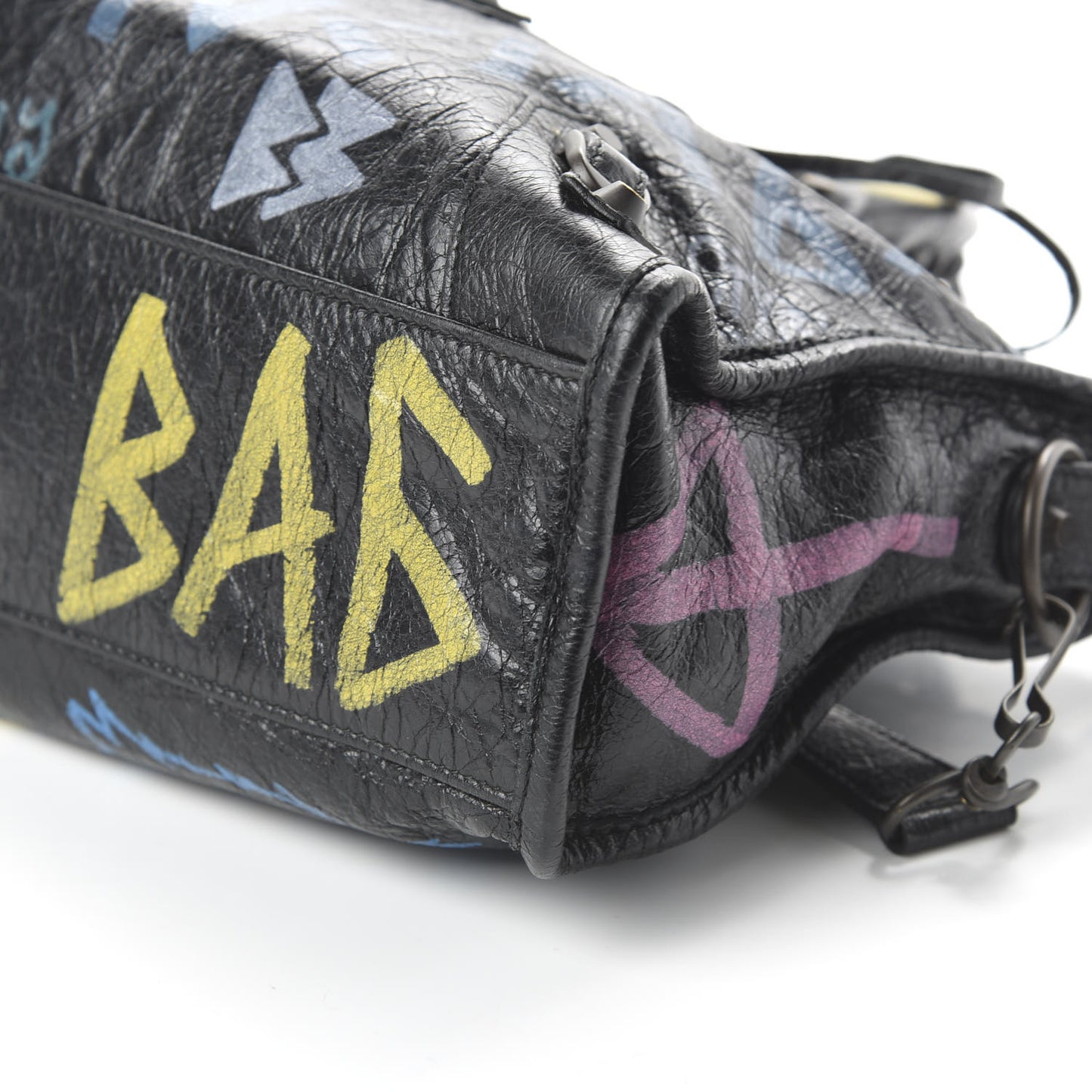 Agneau Graffiti All Over Classic Hardware S City Black Multicolor
