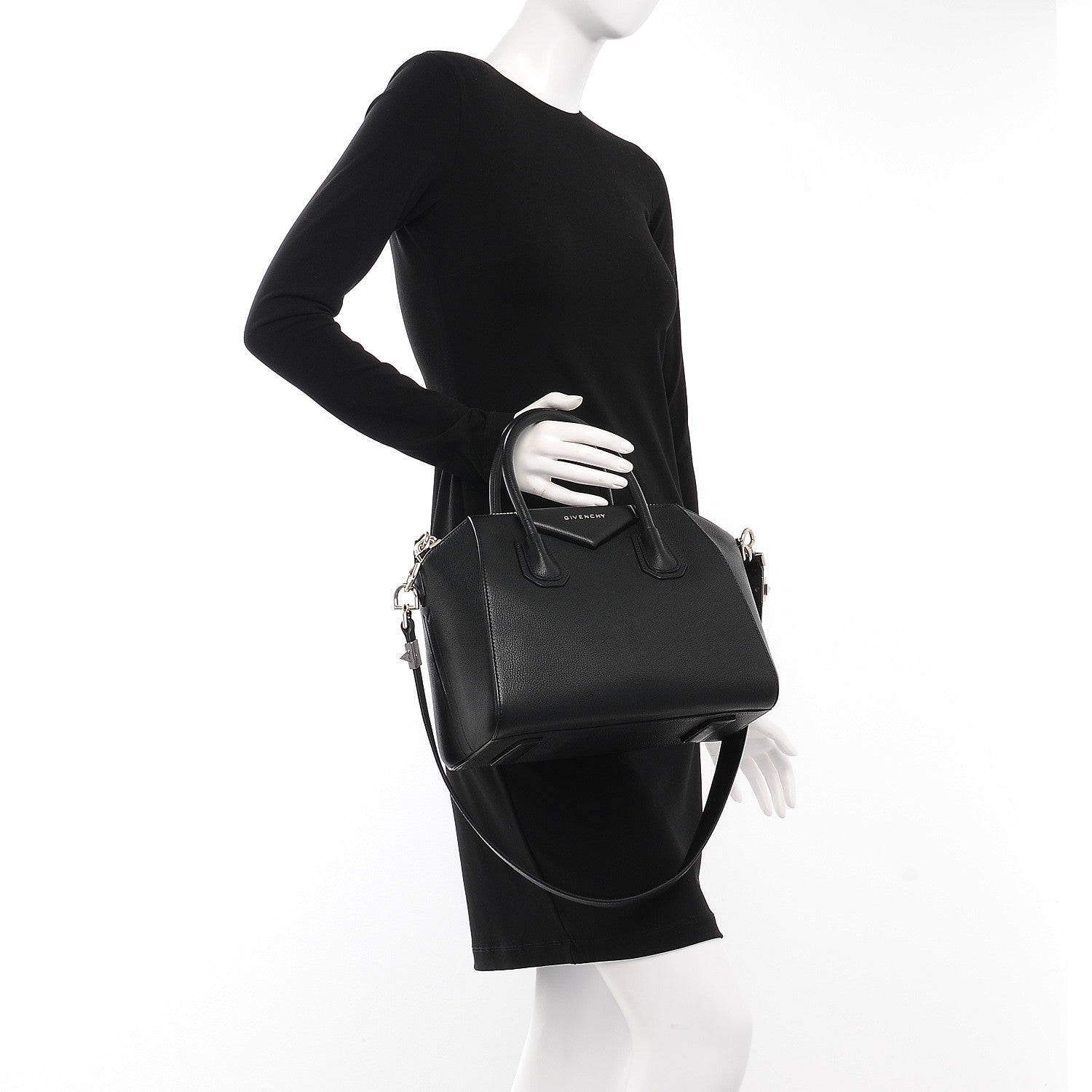Givenchy Sugar Goatskin Small Antigona Black 2 of 9