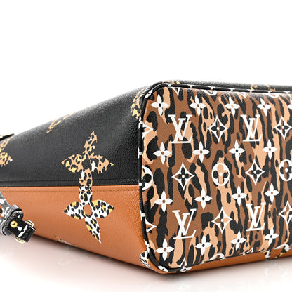 Louis Vuitton Monogram Giant Jungle Neverfull MM Black 9 of 10
