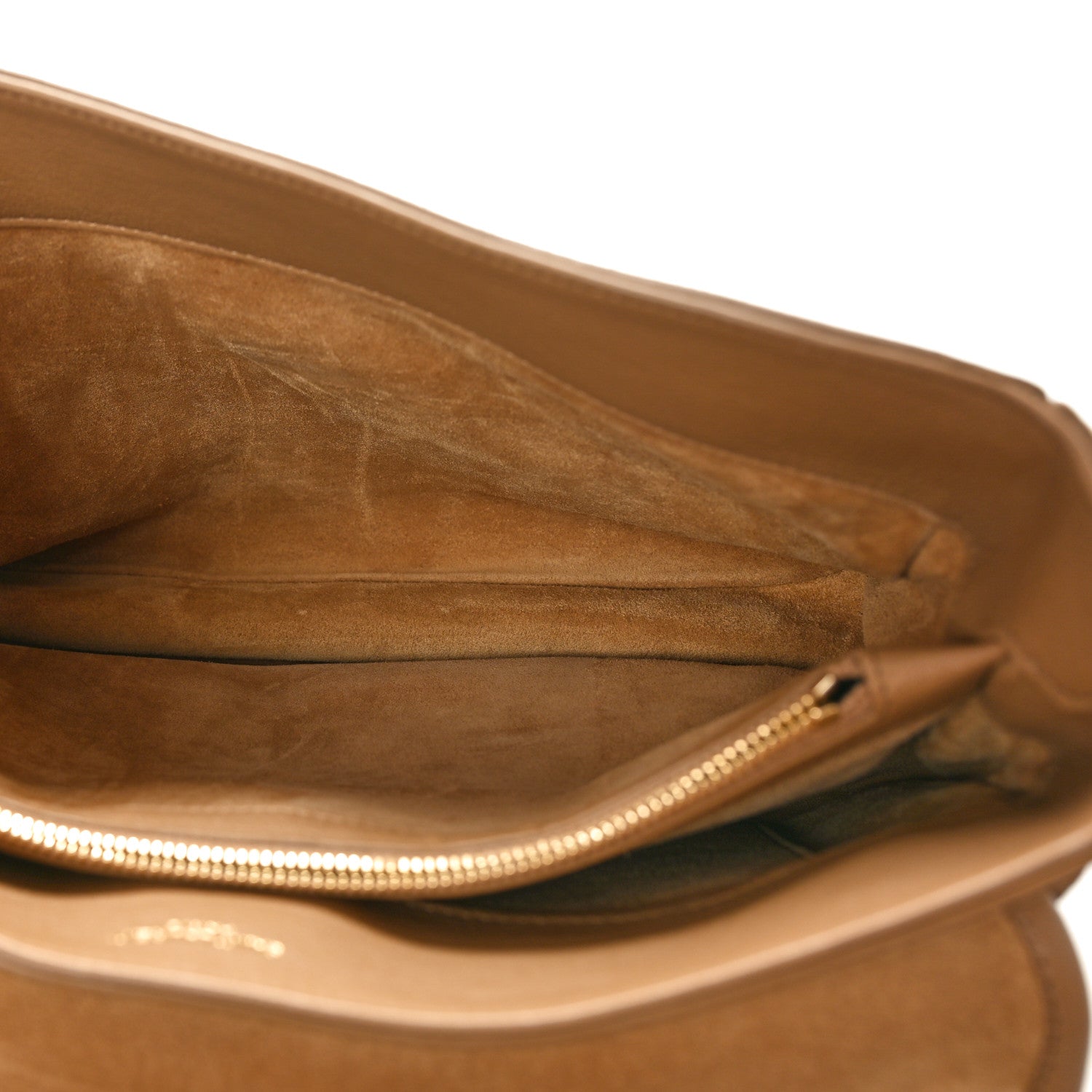 Saint Laurent Suede Sorbonne Medium Shoulder Bag Natural Tan 5 of 11