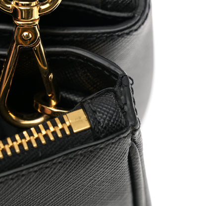 Prada Saffiano Lux Large Galleria Double Zip Tote Black 10 of 11