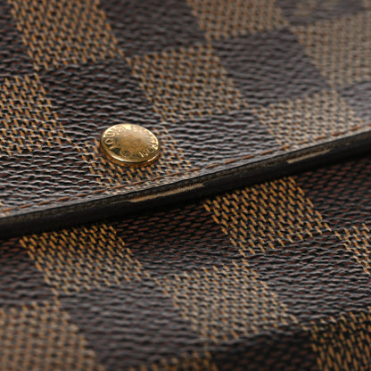 Louis Vuitton Damier Ebene Sarah Wallet 10 of 11
