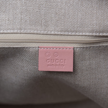 Gucci Soft Microguccissima Large Dome Satchel Soft Pink 6 of 10
