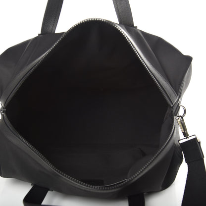 Christian Dior X KAWS Nylon Calfskin Logo Bee Duffle Black 5 of 9