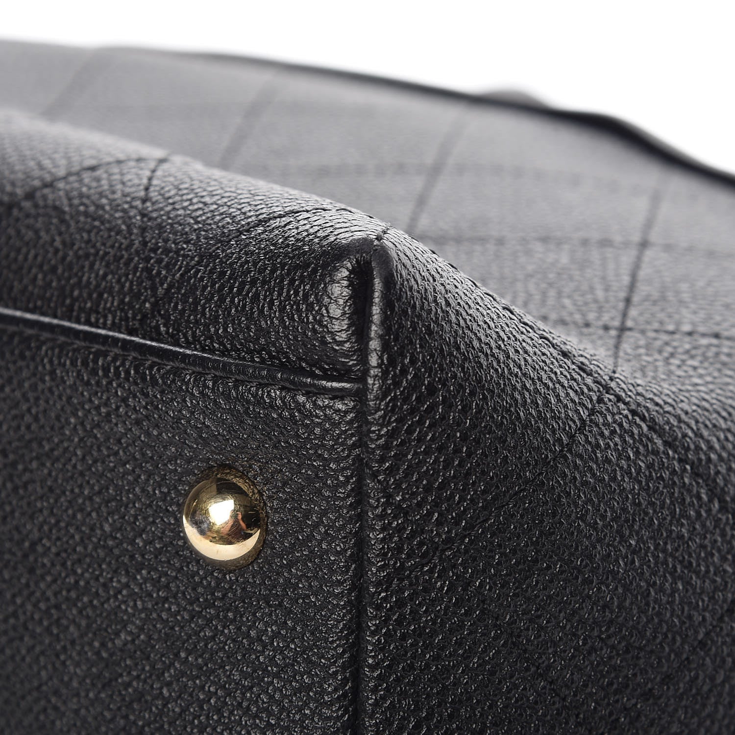 Chanel Crumpled Grained Calfskin Zip and Carry Shopping Tote Black 8 of 11