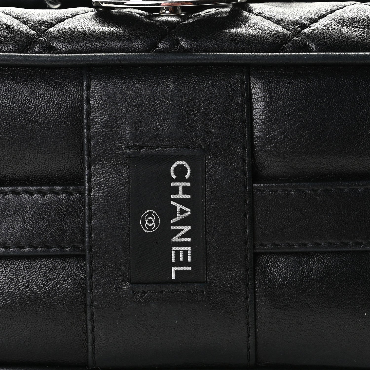Chanel Lambskin Quilted Single Flap Black 8 of 9