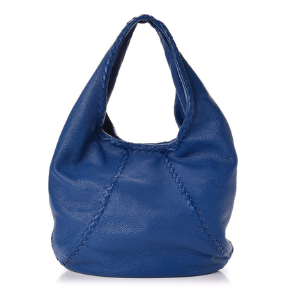 Bottega Veneta Cervo Deerskin Large Hobo Signal Blue 1 of 7