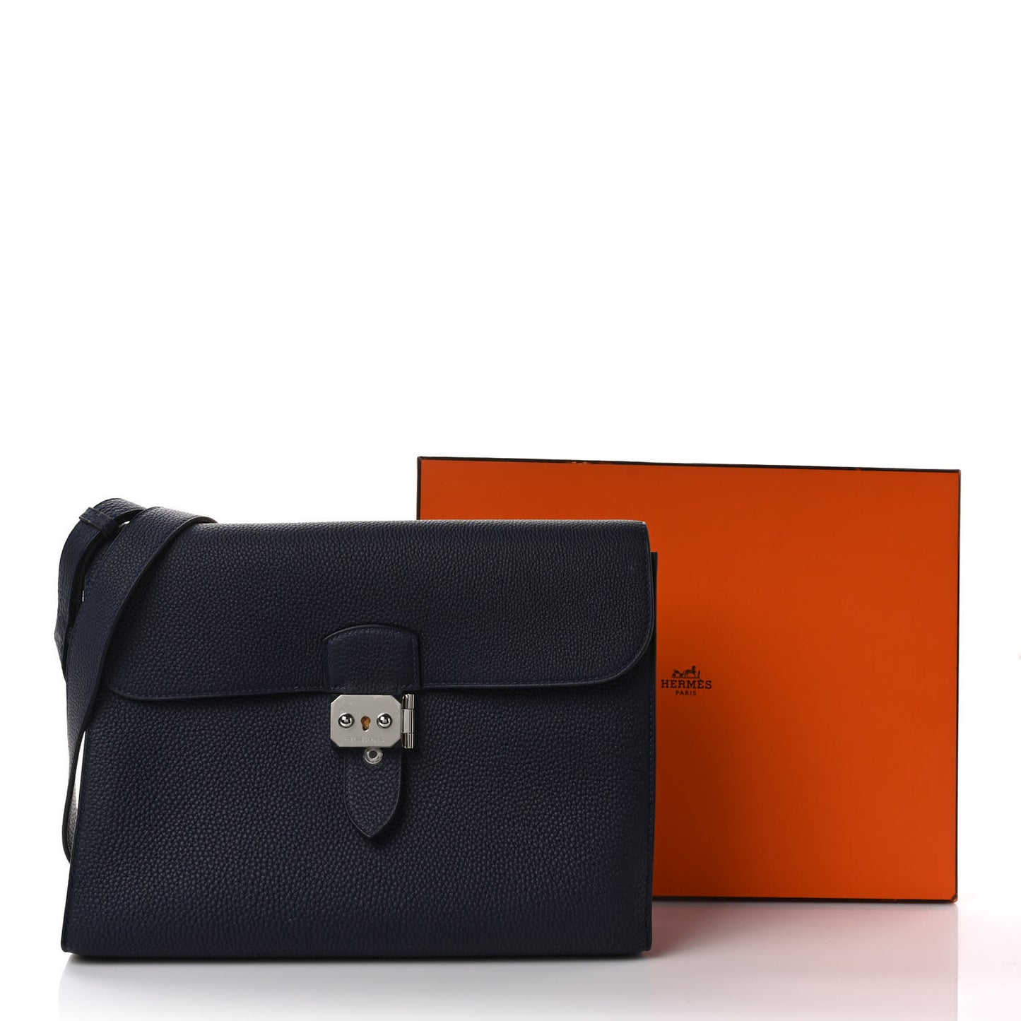 Togo Sac A Depeches 29 Messenger Bag Bleu Nuit