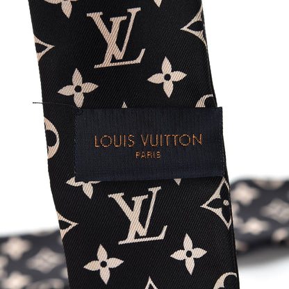 Louis Vuitton Silk Monogram Tribute To Noe BB Bandeau Black 3 of 5