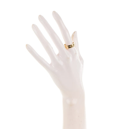 Tiffany 18K Yellow Gold Diamond T Two Ring 7.5 2 of 5