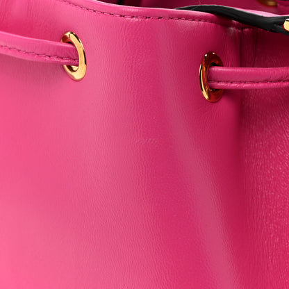 Versace Nappa Quilted Medusa Top Handle Bucket Bag Fuchsia 12 of 12