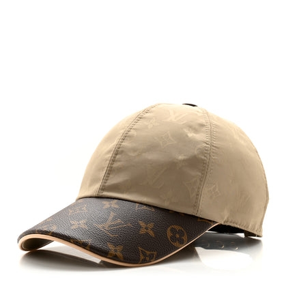 Louis Vuitton Monogram Polyester Silk LV Get Ready Cap M Beige 1 of 10