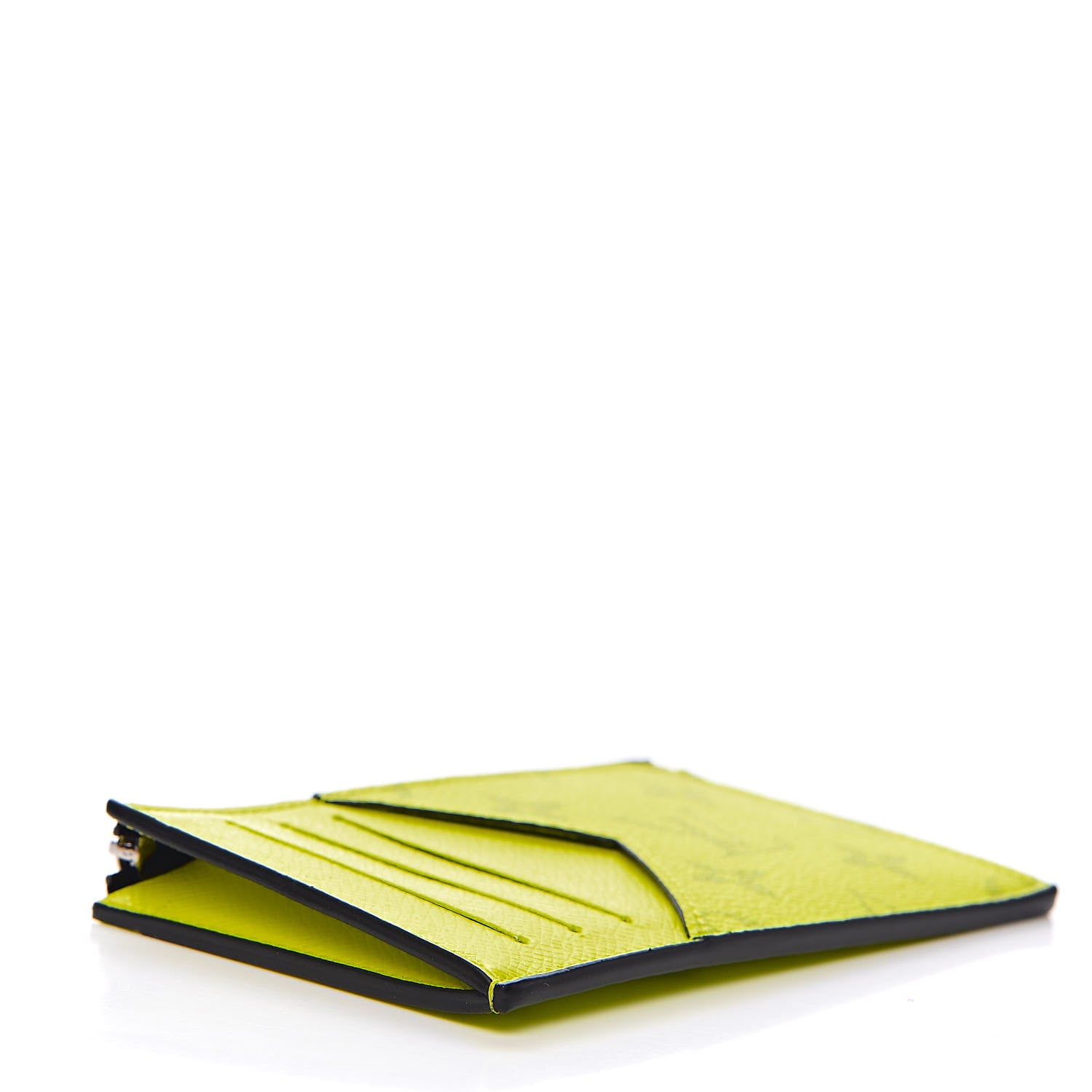Louis Vuitton Monogram Taiga Coin Card Holder Yellow 4 of 7
