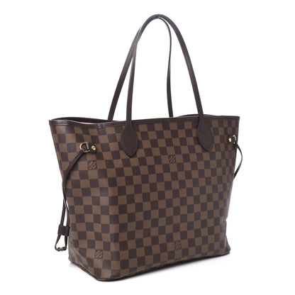 Louis Vuitton Damier Ebene Neo Neverfull MM Rose Ballerine 3 of 9