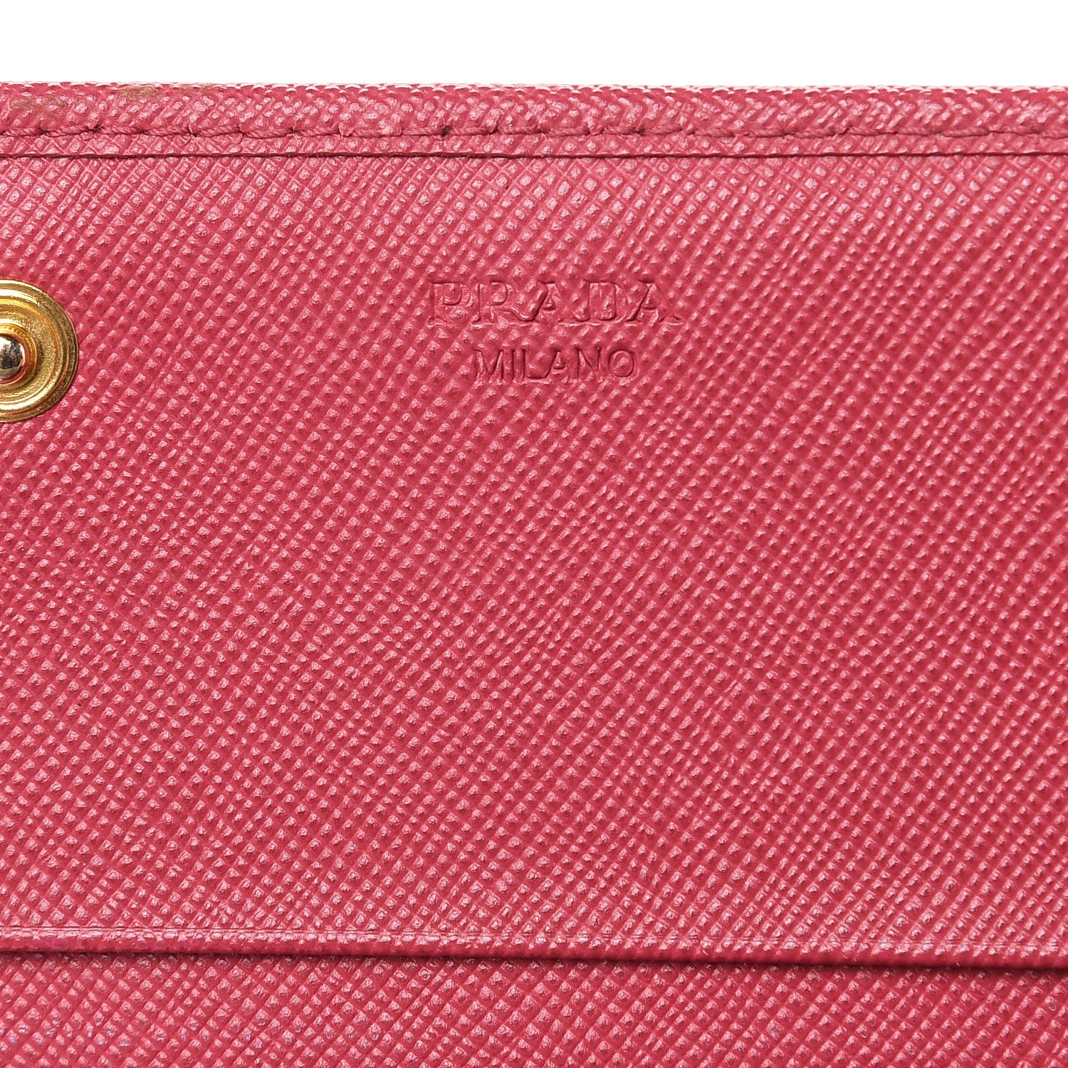 Prada Saffiano Fiocco Bow Continental Wallet Peonia 6 of 15