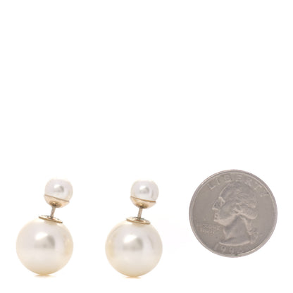 Christian Dior Pearl Mise En Dior Tribal Earrings 2 of 4