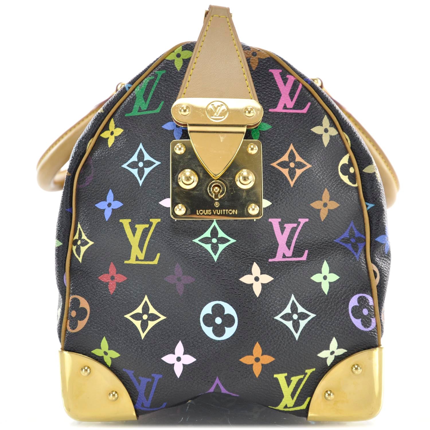 Louis Vuitton Monogram Multicolor Speedy 30 Black 4 of 9
