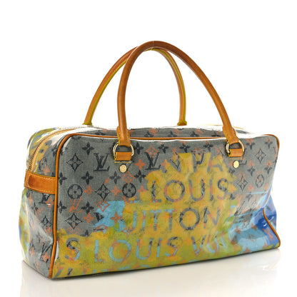 Louis Vuitton Monogram Pulp Defile Weekender PM Yellow 2 of 12