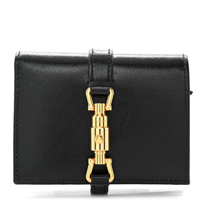 Gucci Calfskin Jackie 1961 Card Case Black 1 of 8