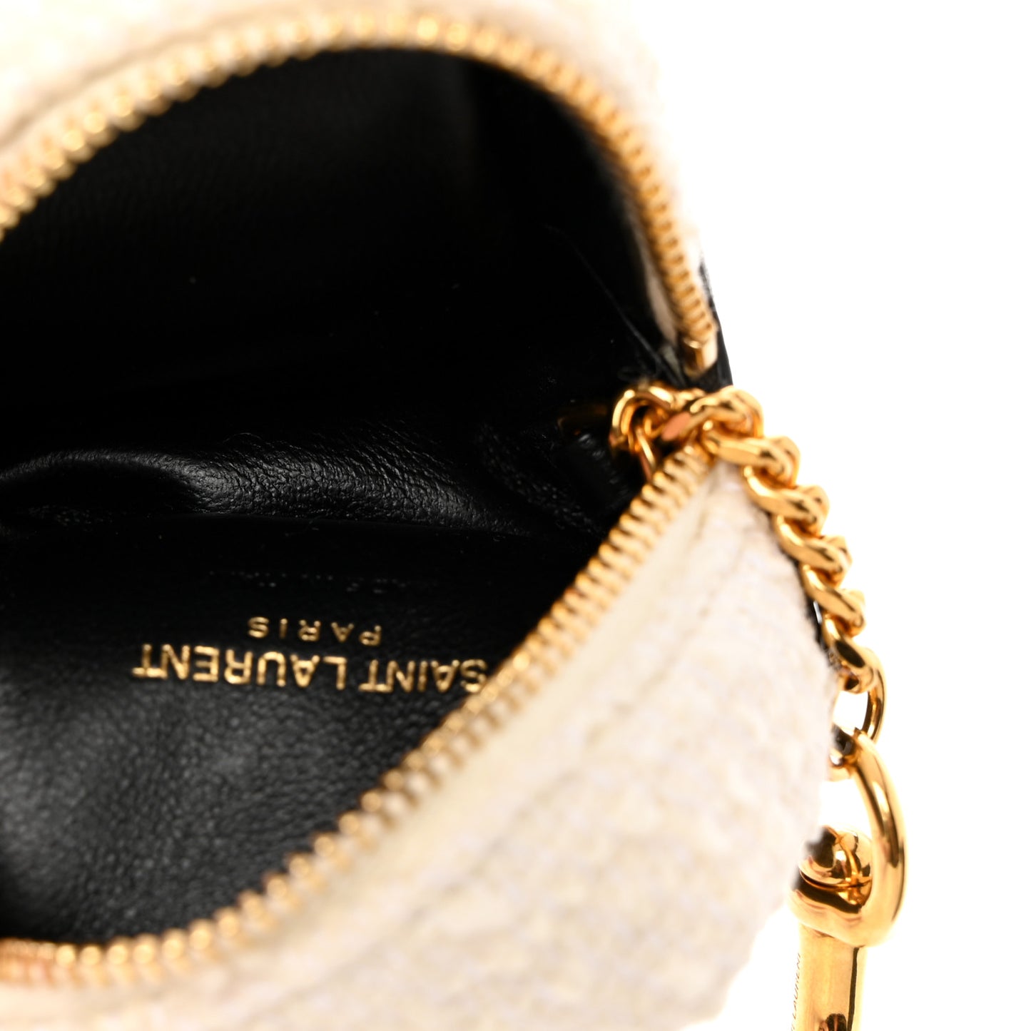 Boucle Jaime Cube Charm Keychain Black White