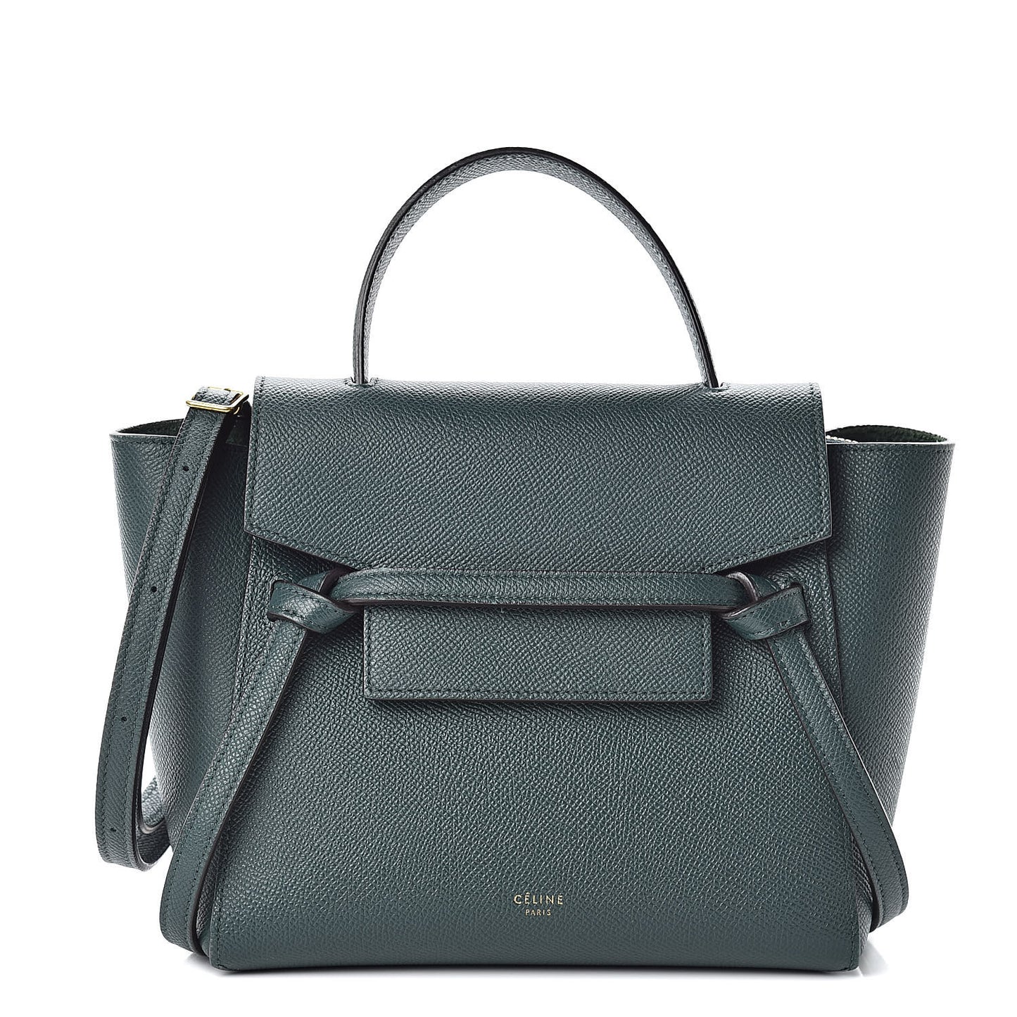 Grained Calfskin Nano Belt Bag Amazone