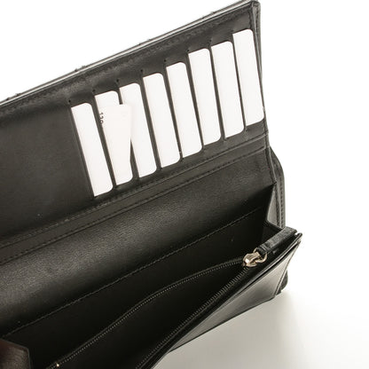 Chanel Patent Calfskin Quilted Yen Wallet Black 6 of 9