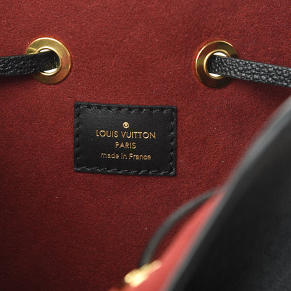 Louis Vuitton Empreinte Monogram Giant Neonoe MM Black Beige 6 of 11
