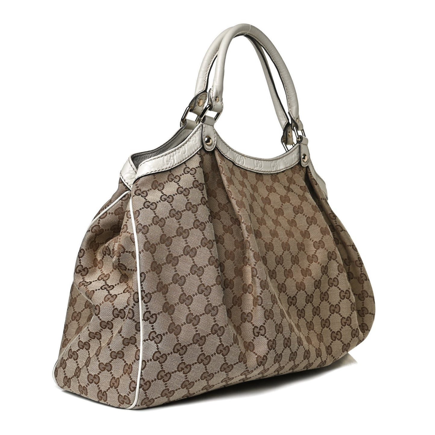 Monogram Large Sukey Tote Off White