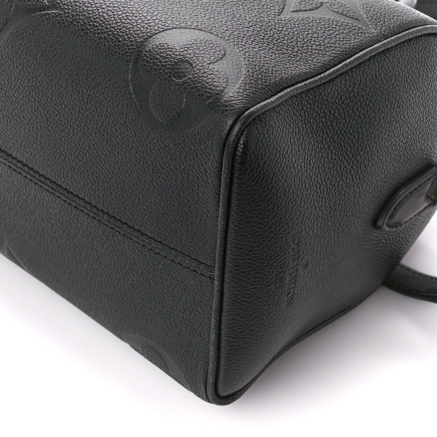 Louis Vuitton Empreinte Monogram Giant Speedy Bandouliere 25 Black 12 of 14