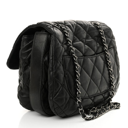Chanel Lambskin Quilted Large Chanel 3 Flap Black 3 of 11