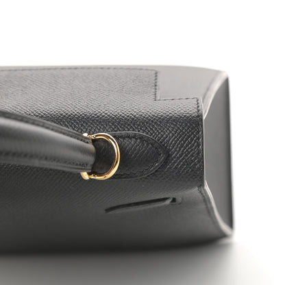Hermes Epsom Kelly Sellier 25 Black 10 of 39