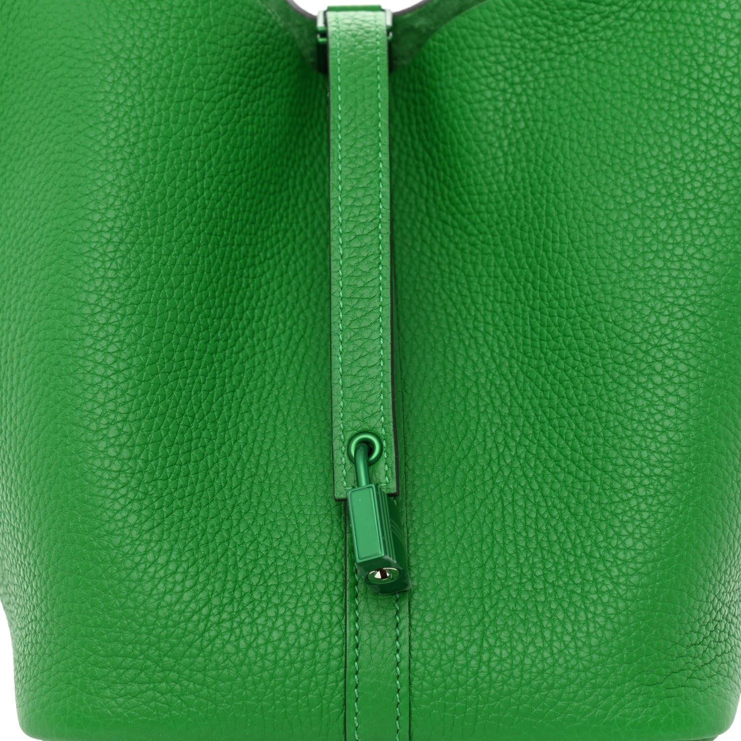 Hermes Taurillon Clemence Monochrome Picotin Lock 22 MM Bambou 8 of 11