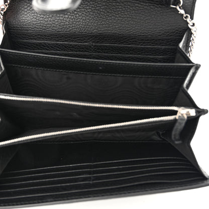 Gucci Calfskin Mini Dionysus Chain Wallet Black 5 of 13