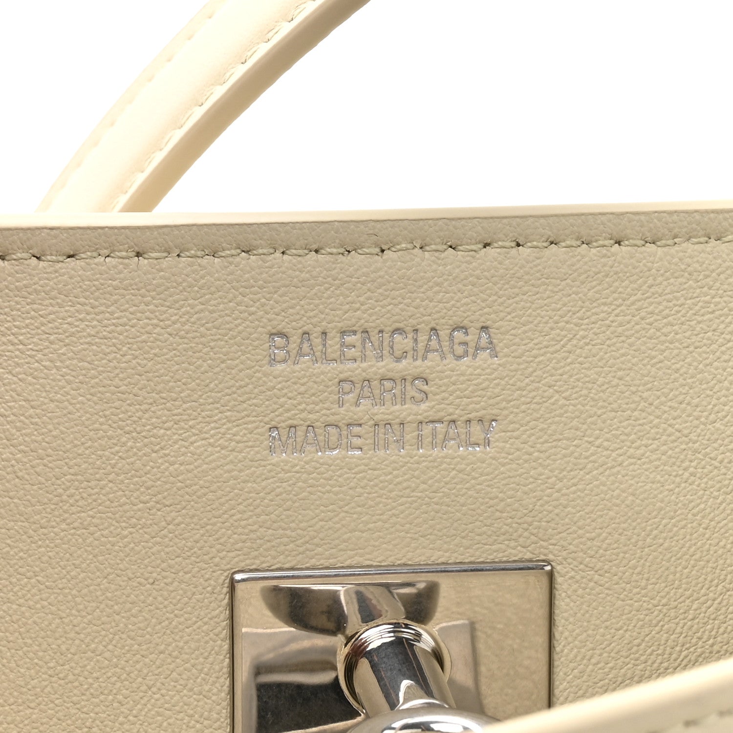 Balenciaga Smooth Calfskin Small Bel Air Shoulder Bag Soya 7 of 12