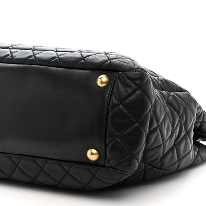 Chanel Lambskin Quilted Large Tote Black 11 of 16