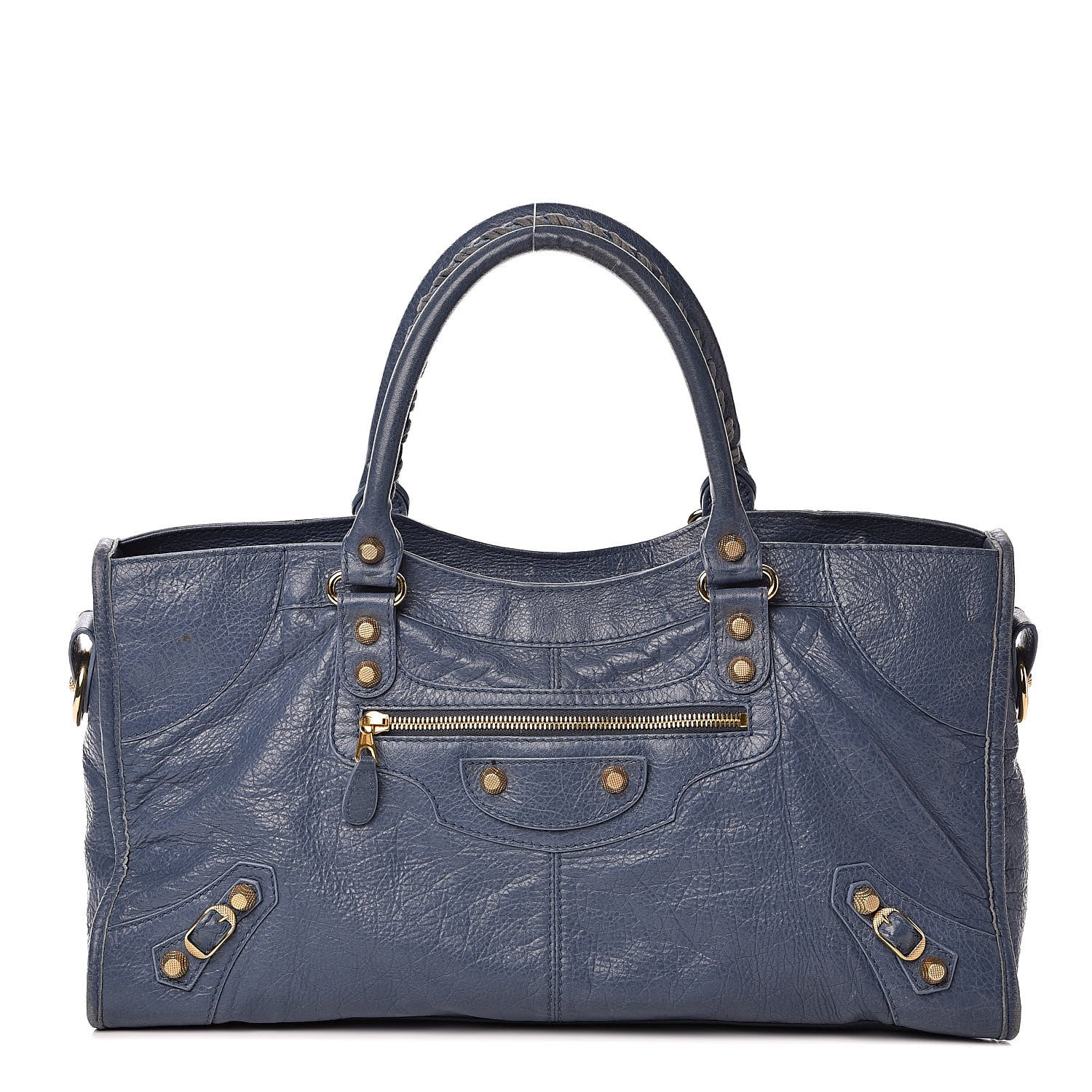 Balenciaga Agneau Giant 12 Gold Hardware Part Time Bleu Persan 1 of 16