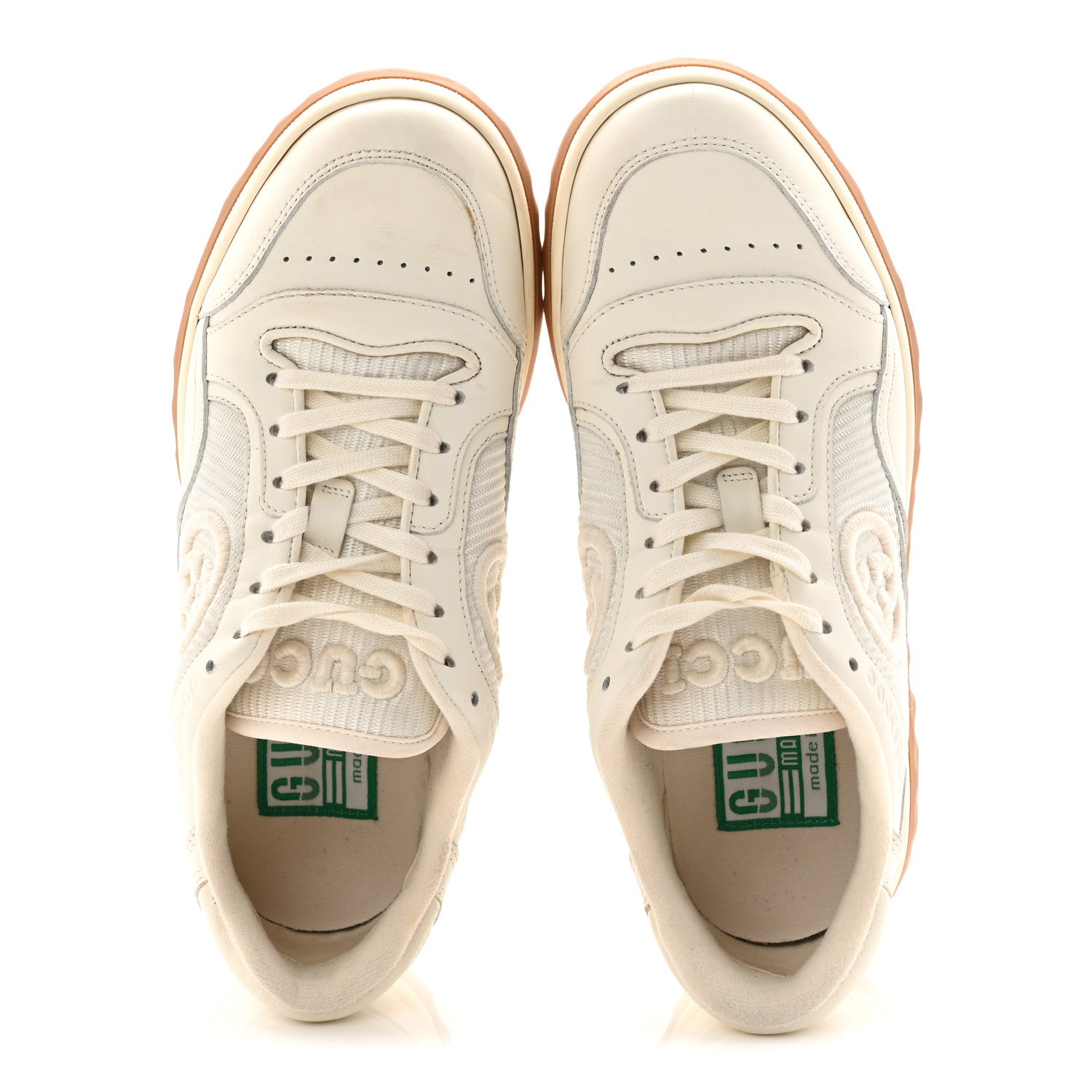 Gucci Dali Soft Calfskin Womens Mac80 Sneakers 36.5 Off White 2 of 9
