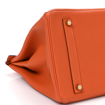 Hermes Togo Birkin 35 Orange 9 of 11