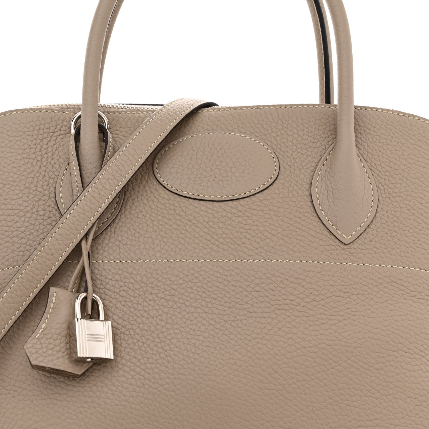 Hermes Taurillon Clemence Bolide 35 Gris Tourterelle 8 of 11