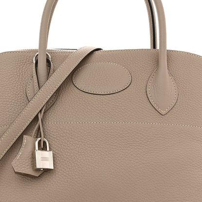 Hermes Taurillon Clemence Bolide 35 Gris Tourterelle 8 of 11