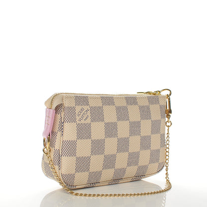 Louis Vuitton Damier Azur 2016 Christmas Animation Mini Pochette Accessories 3 of 7