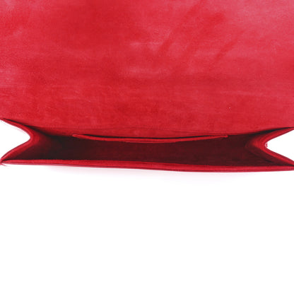 Saint Laurent Calfskin Classic Y Ligne Clutch Red 5 of 12