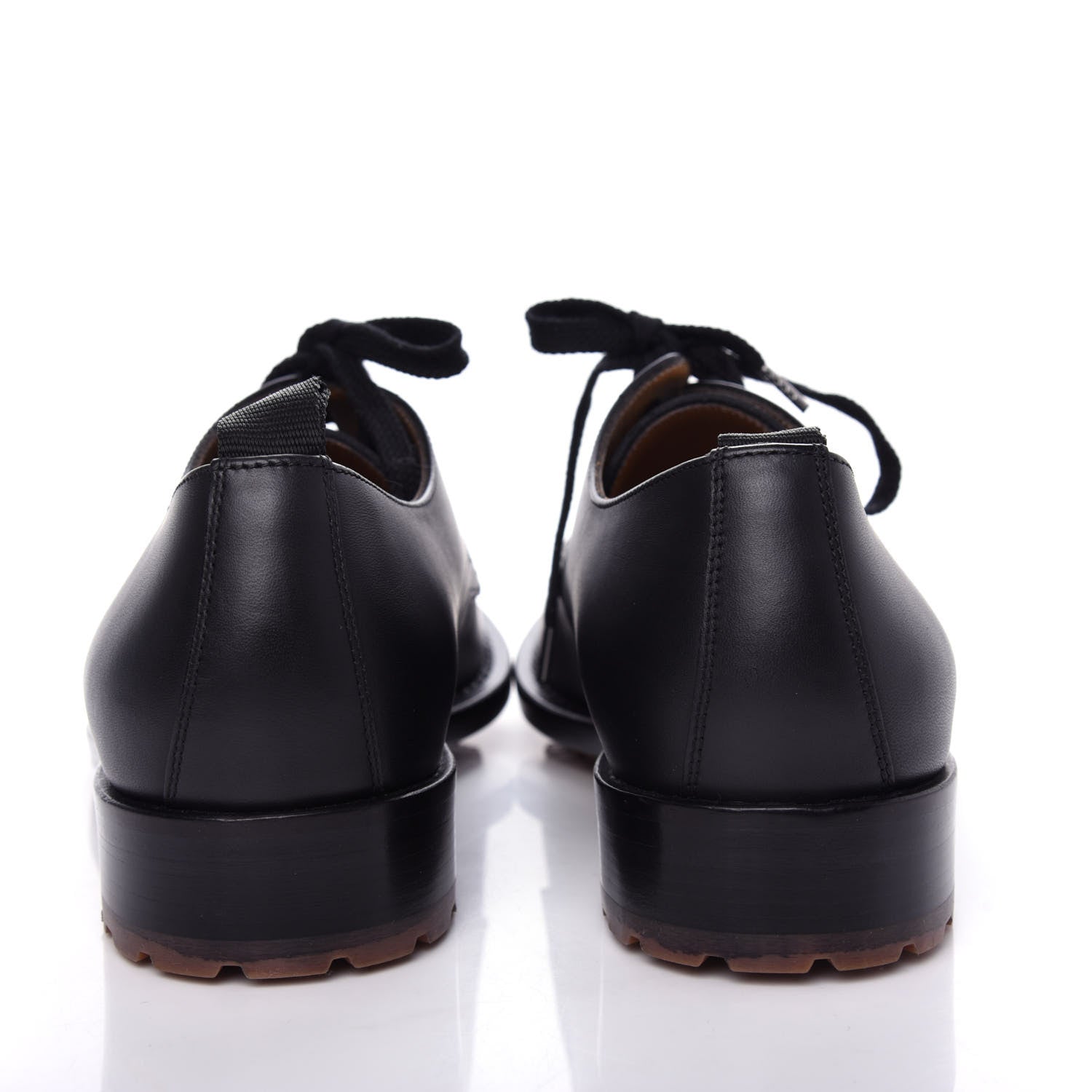Valentino Garavani Nappa Mens Derby Loafers 44 Black 7 of 9