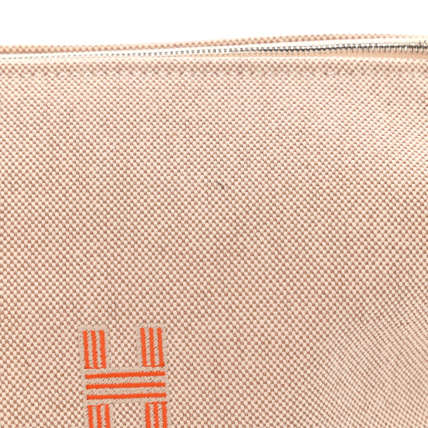 Canvas Small Bride-A-Brac Pouch Natural Orange